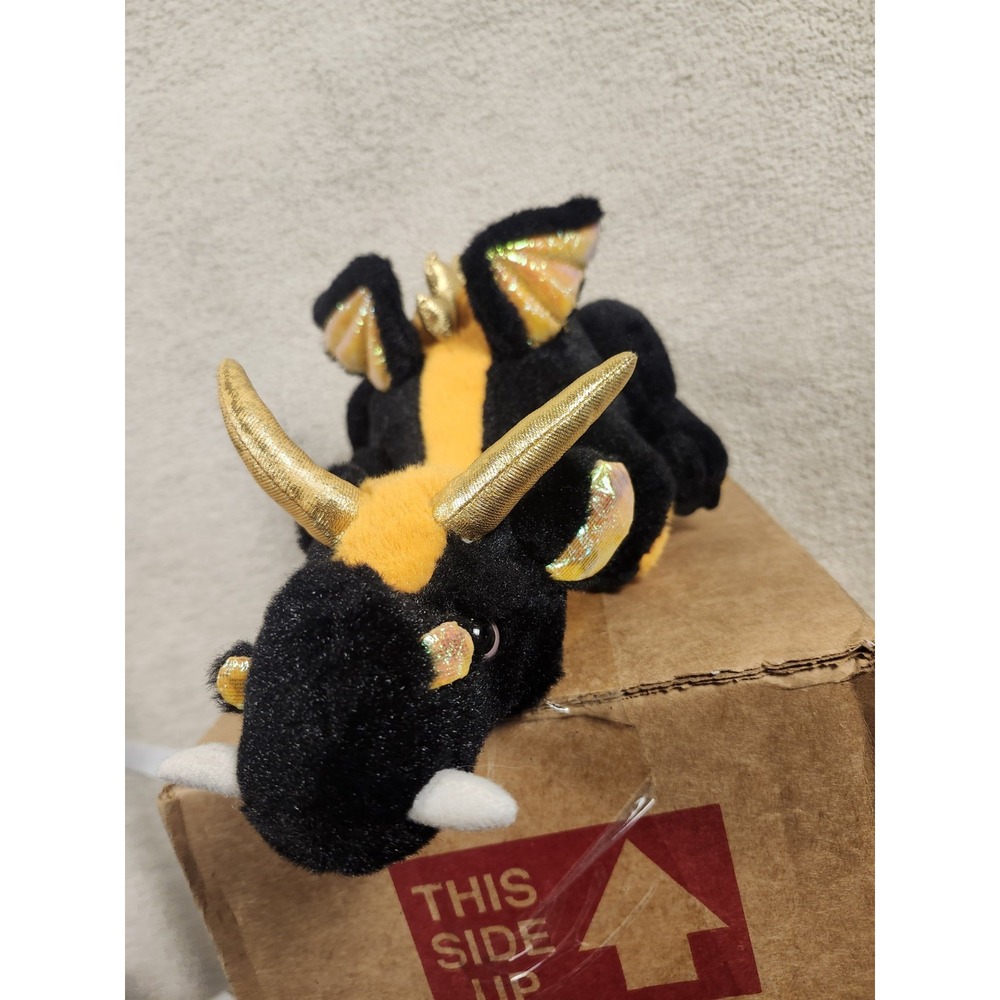 Webkinz Lava Dragon Black Stuffed Animal Plush Toy Kids Toys Pretend Play